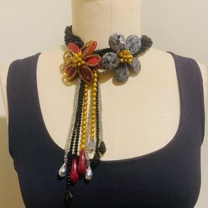 Statement Necklace Swarovski Crystals